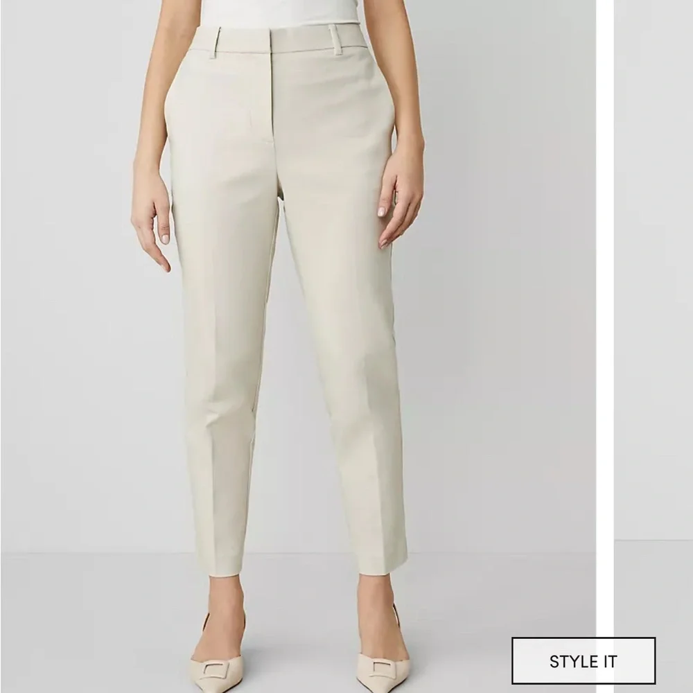 Ann Taylor The Ankle Midrise Cropped Pant size 2 - Picture 1 of 12